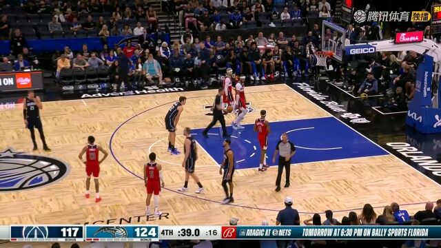 奇才vs魔术中文解说全场回放