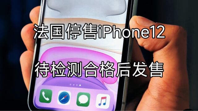 苹果回应法国禁售iPhone12,更新系统包,中国地区除外吗