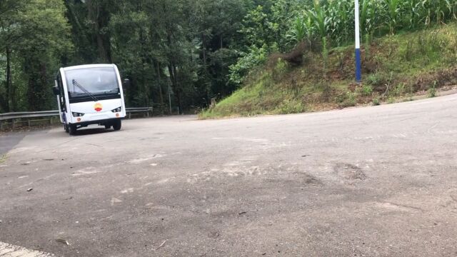 11座电动观光车连续3公里爬坡测试