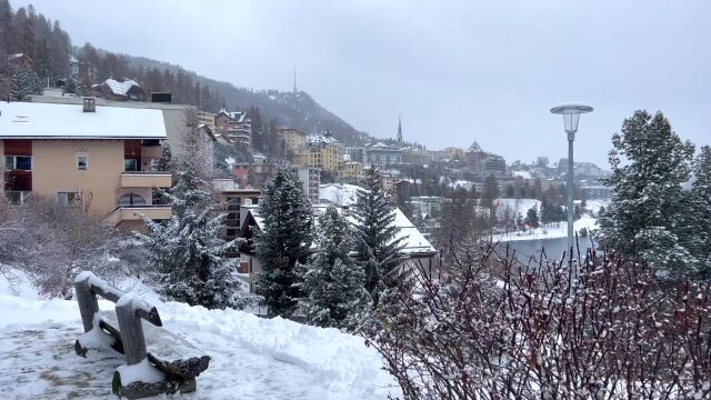 愿你也喜欢 瑞士圣莫里茨的雪 清冷舒适的美