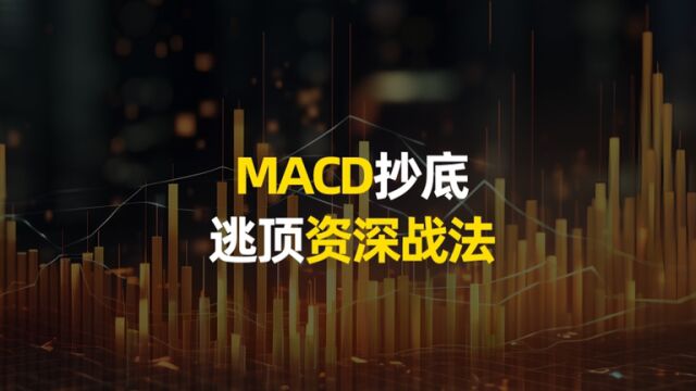 MACD抄底逃顶资深战法