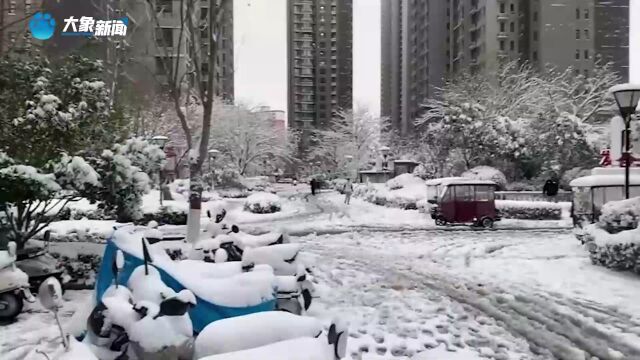 雪后郑州:当城市迎来通勤考验