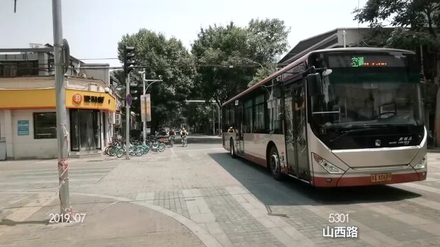 看天津风貌,听城市声音——2019年,滨江道的河北路和山西路附近