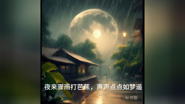 《夜来骤雨》