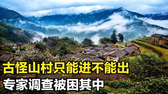 古怪山村只能进不能出,专家调查被困其中,揭开背后百年真相