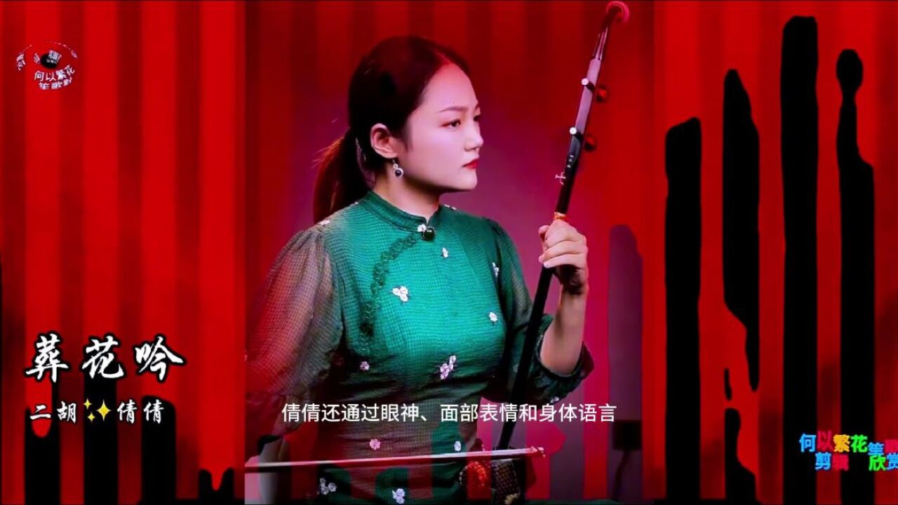 葬花吟 師從趙寒陽教授的美女倩倩老師二胡演奏欣賞,音樂,器樂演奏