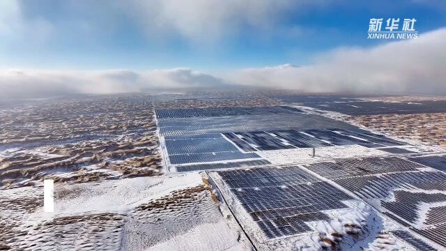 千城胜景|内蒙古达拉特旗:雪域“骏马”驰骋大漠