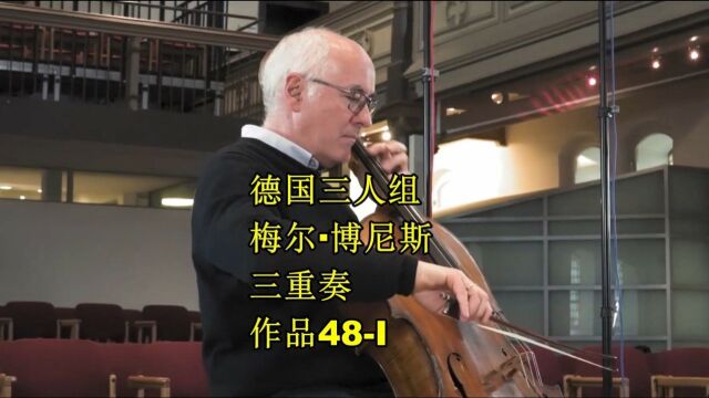 德国三人组 梅尔ⷮŠ博尼斯 钢琴三重奏作品48I