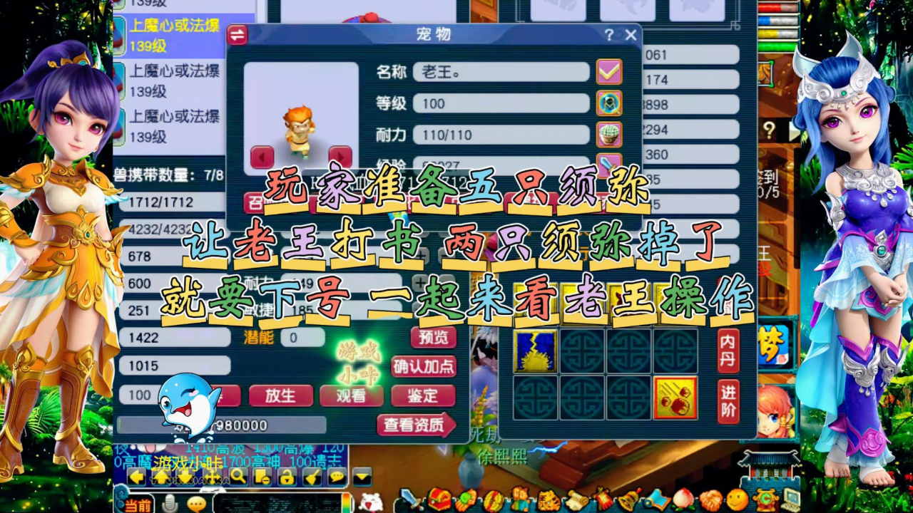 梦幻西游找老王打书一共五只须弥连掉两只特殊就下号