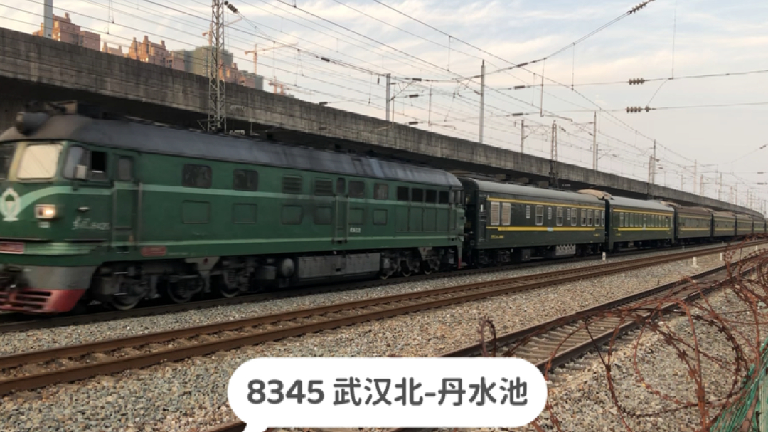 这趟列车从武汉北站开往丹水池站,是一趟市郊列车