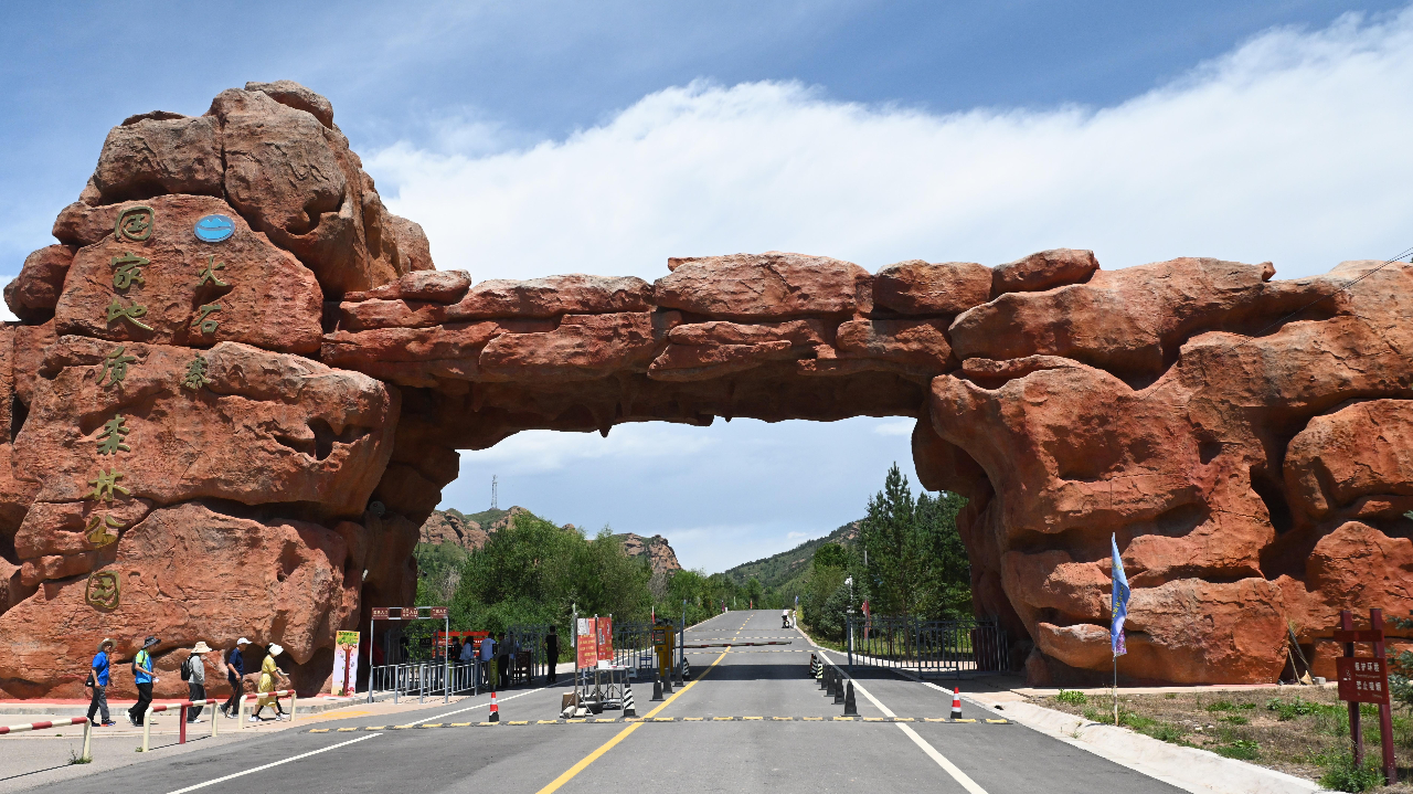 宁夏西吉:火石寨丹霞地貌美如画