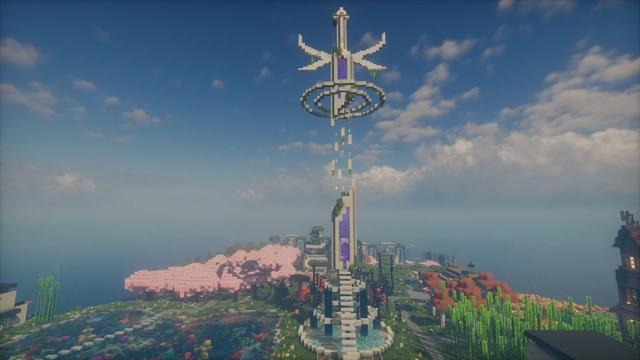 我的世界建筑教程:断剑传送门