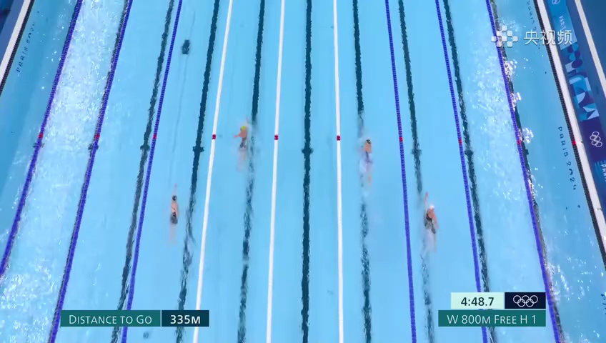 尽力而战 李冰洁女子800米自由泳预赛位列小组第五