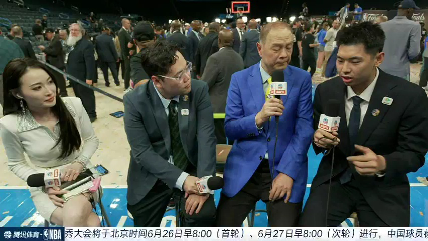 6月23日《午安NBA》丨赛后连线前方解说席:王子星、张卫平、崔永熙三位解说分别阐述今年的总决赛之旅_腾讯新闻
