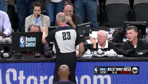 《NBA全场集锦》【原声】雷霆147-154马刺 韦少双20阿德生涯新高56分