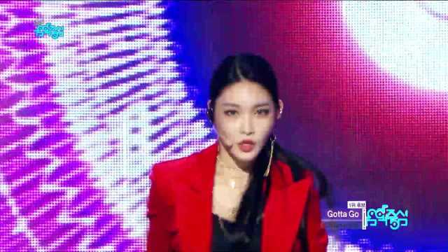 60FPS 1080P | Chung Ha  Gotta Go, 청하  벌써 12시 Show! Music Core 20190112