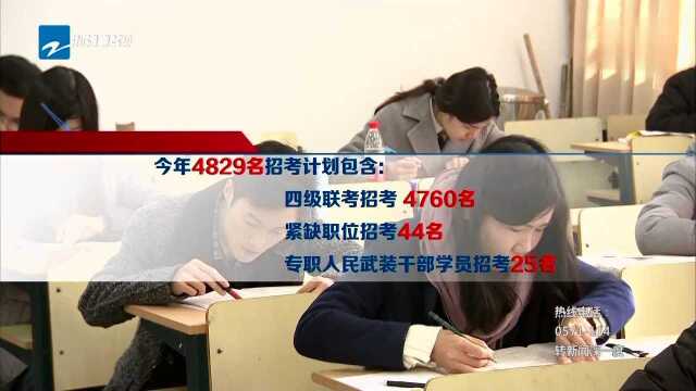 今年浙江计划考录4829名公务员 4月16日起开始报名