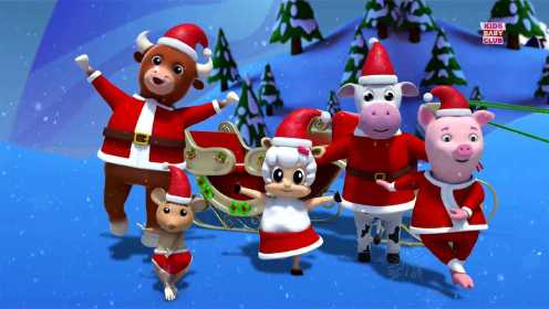 Santa Finger Family | Song by Santa |  Videos for Toddlers| Nursery Rhymes By Kids Baby Club
