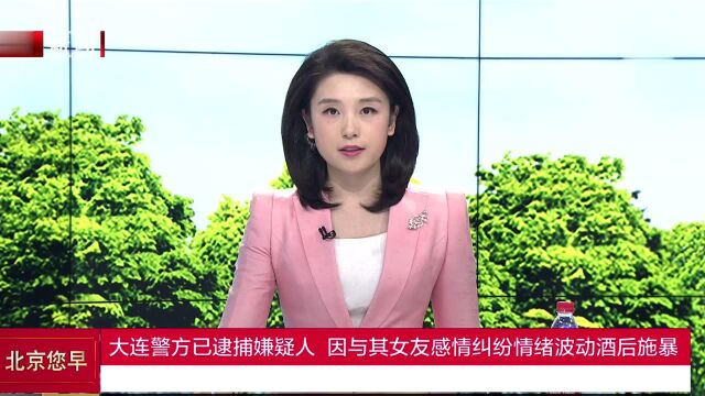 大连警方已逮捕嫌疑人 因与其女友感情纠纷情绪波动酒后施暴