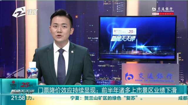 门票降价效应持续显现:前半年诸多上市景区业绩下滑