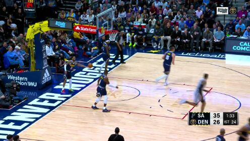 《NBA全场集锦》该进的球丢不了 阿德直杀篮下飞身补扣