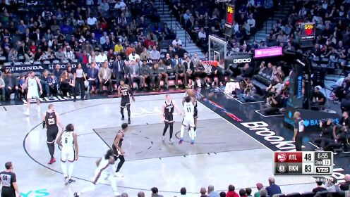 《NBA全场集锦》【原声】老鹰86-108篮网 欧文爆砍21分率篮网大胜老鹰