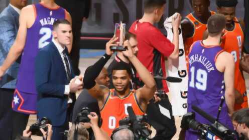 《NBA全明星》【球星】布里奇斯vs世界队集锦 荣膺MVP自抛自扣致敬麦蒂