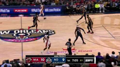 《NBA全场集锦》纳恩空中制导 阿德巴约空切扣篮劈山伐木
