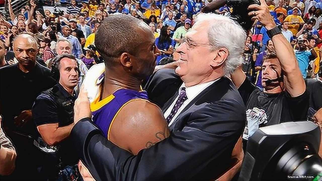 两度相逢两度携手五次总冠军 科比禅师演绎师徒故事完美结局