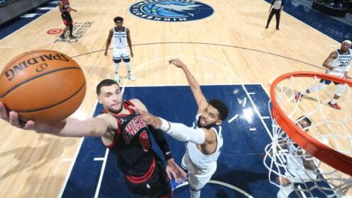 《NBA全场集锦》【球星】拉文vs森林狼集锦 全场最高30分单臂平筐劈扣
