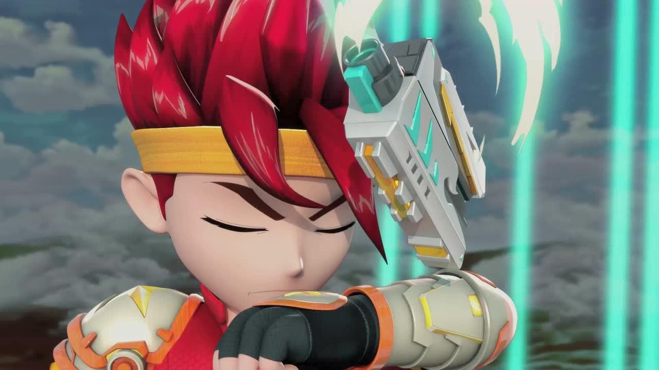 星兽猎人2:星成和雷光兽合体出击_腾讯视频