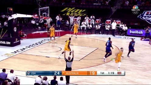 《NBA全场集锦》这可真刺激 古尔丁接球就投对飙凯尔登约翰逊