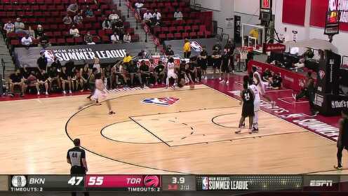 《NBA全场集锦》篮网vs猛龙第3节中文解说回放