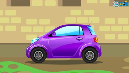 汽车动画城 第3季:消防车大战紫色轿车