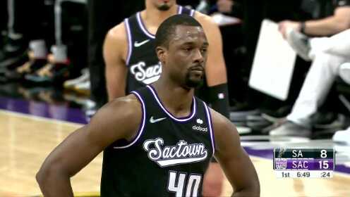 《NBA全场集锦》马刺vs国王第1节中文解说回放