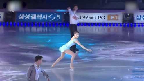 太唯美了!韩国花滑女王金妍儿冰上演绎《Let it go》，成功诠释什么叫做女神！