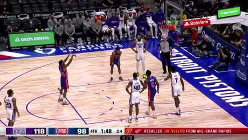 《NBA全场集锦》【回放】国王vs活塞第4节中文解说回放