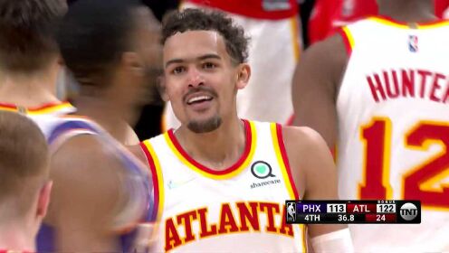 《NBA全场集锦》it is over！特雷杨超难度神仙三分射杀太阳
