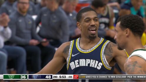 《NBA全场集锦》【纯享】雄鹿vs灰熊精华回放 字母空砍30＋11莫兰特缺阵灰熊大胜雄鹿