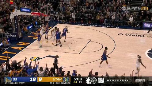 《NBA全场集锦》米切尔接连输送小炮弹 奥尼尔与博格达一人一记无情轰筐
