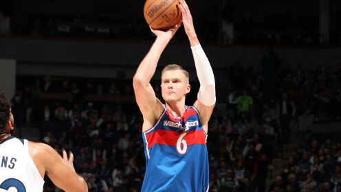 《NBA全场集锦》波尔津吉斯vs森林狼集锦 怒砍25分8篮板三节打卡