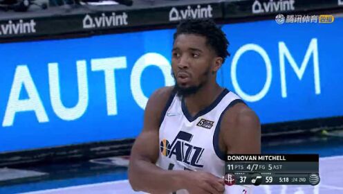 《NBA全场集锦》火箭vs爵士第2节中文解说回放