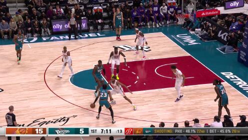 《NBA全场集锦》【纯享】太阳vs活塞精华回放 太阳3人20+轻取活塞