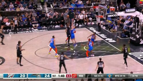 《NBA全场集锦》纯纯天赋碾压 班巴硬刚防守生凿内线