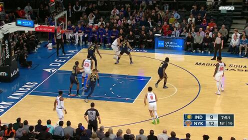 《NBA全场集锦》得分爆炸力惊人！布伦森火力全开三分钟狂砍13分