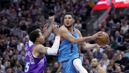 《NBA全场集锦》【球星】布克vs爵士集锦 全场24+7+5里突外投率队取胜