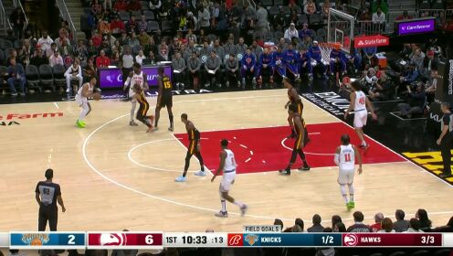 《NBA全场集锦》格雷姆斯三分开弓就射  转身被卡佩拉强吃送礼2+1