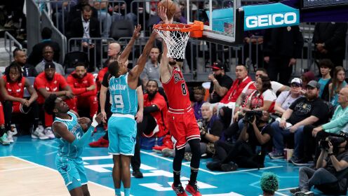 《NBA全场集锦》【原声】公牛121-91黄蜂 公牛全军出击六人上双攥紧附加赛门票