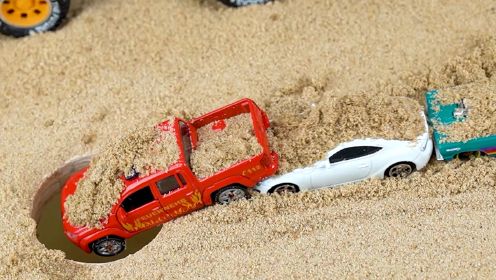 沙尘暴来了，汽车被沙子掩埋_142
