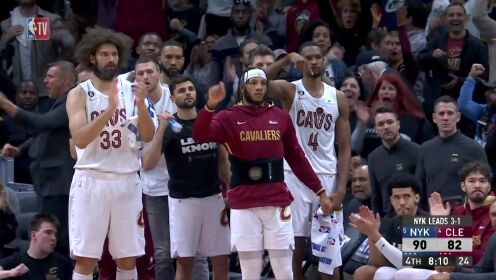 《NBA骑士》关键时刻不放弃 加兰抓住尼克斯失误连续追分